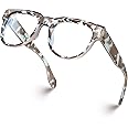 VISOONE Square TR90 Blue Light Blocking Glasses with Anti Glare Computer Glass Woman and Men SAGE