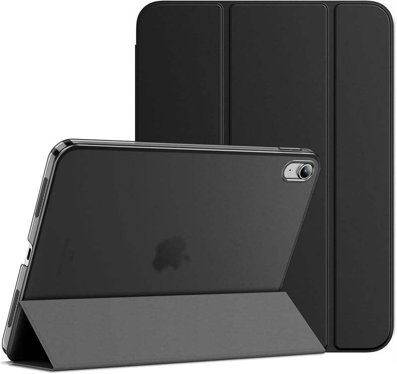 JETech Case for iPad 11th 10th Gen 11" 10.9" 2025 2022 Slim Smart Cover Black