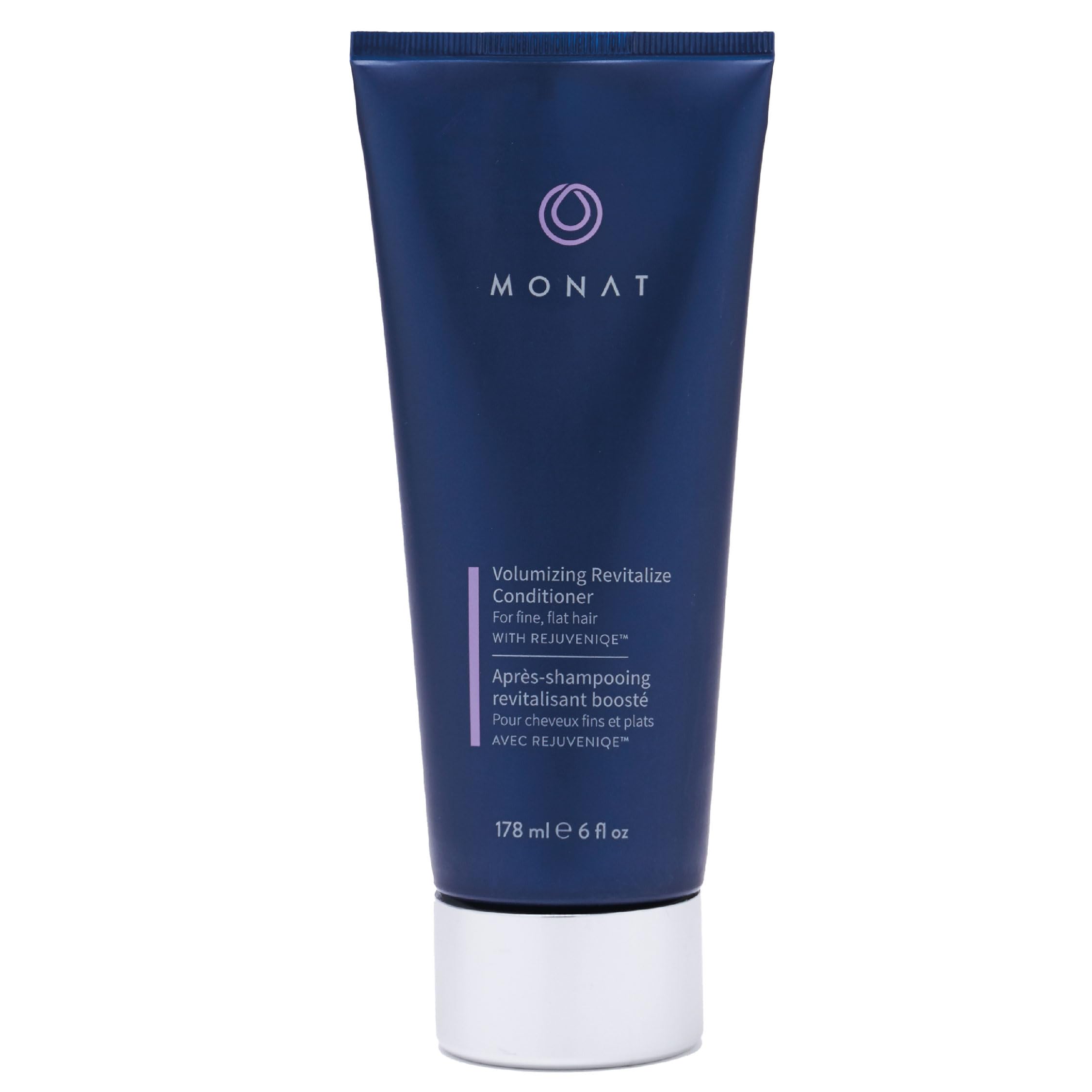 MONAT Volumizing Revitalize Conditioner Infused with Rejuveniqe - Lightweight Hair Volumizing Conditioner for Fine, Flat Hair, for Softness and Shine - Net Wt. 178 ml ℮ 6 fl. oz.