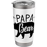 Papa Bear Stainless Steel Insulated Tumbler