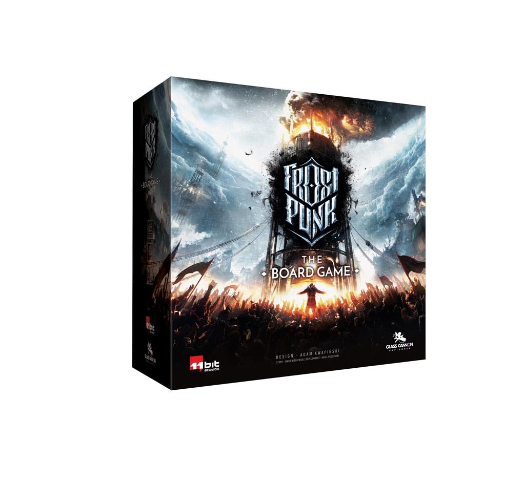 Photo 1 of Frostpunk The Board Game - Manage Society in an Ice-Age Apocalypse! Cooperative Survival Strategy Game for Adults, Ages 16+, 1-4 Players, 120-150 Minute Playtime, Made by Rebel Studio