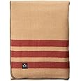 Arcturus Patterned Wool Blankets - 4.5lbs Warm, Heavy, Washable, Large | Great for Camping, Outdoors, Sporting Events, or Survival & Emergency Kits