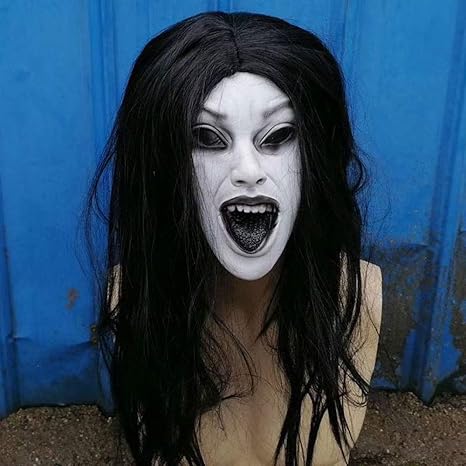Amazon Co Jp ハロウィーン怖い幽霊マスクお化け屋敷脱出長髪の女性の幽霊ゾンビゾンビヘッドギア パーティー用品 ホーム キッチン Amazon Co Jp ハロウィーン怖い幽霊マスクお化け屋敷脱出長髪の女性の幽霊ゾンビゾンビヘッドギア パーティー用品 ホーム キッチン