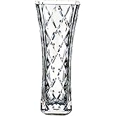 Kwlyon Flower Vase Unbreakable Decorative Shine Like Glass, Modern Vase Stronger Than Plastic and Acrylic Vase,Small Vases for Decor,Clear Decorative Vases,Gift 8" High(Clear, Wide-A)