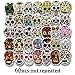 Halloween Skull Stickers Pack (60pcs) Laptop Skull Decals Dia de Los Muertos Mexican Day of The Dead Sticker Bomb Water Bottle Luggage Bike Computer Skateboard Vinyl Decal Pack