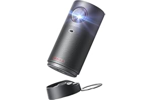 NEBULA Capsule Air Google TV Projector, Officially Licensed Netflix, 720p Smart Mini Projector with Wi-Fi, 2 Hours of Playtime, 100-Inch Display, Dolby Digital, Ultra Portable for Any Space