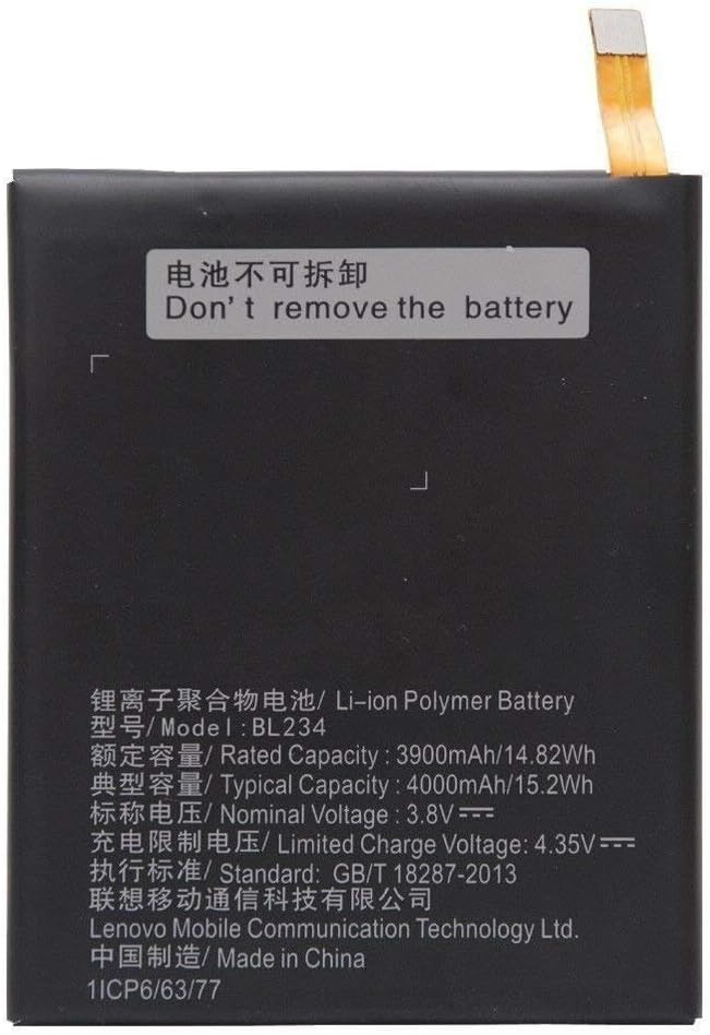Sharbros Battery Model BL234 Compatible with Lenovo P70 P70T P1m 4000 Mah