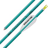 Easton Genesis XX75 Aluminum Arrows with Diamond Vanes, 6 Pack