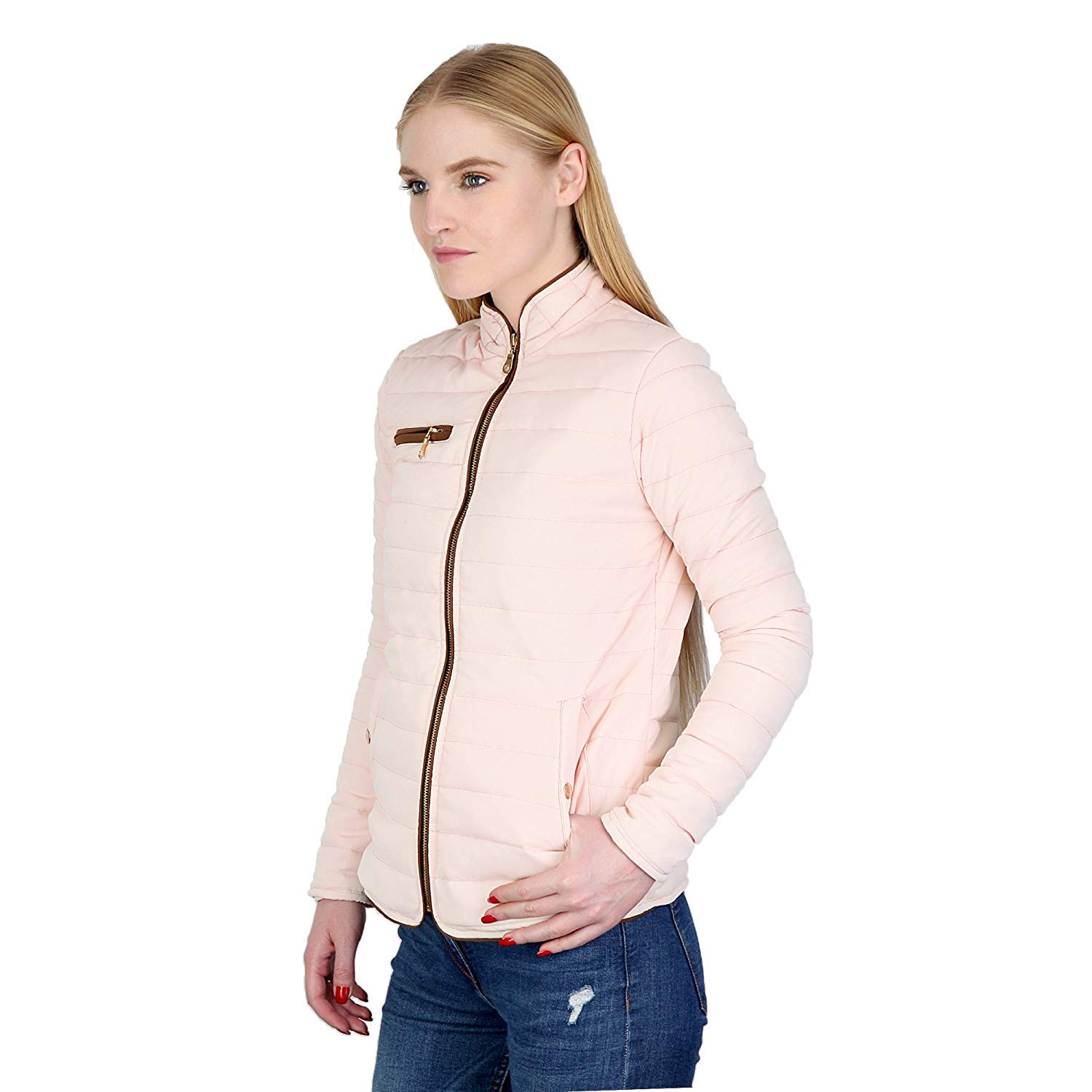 mizago women's long sleeves blended bomber jackets
