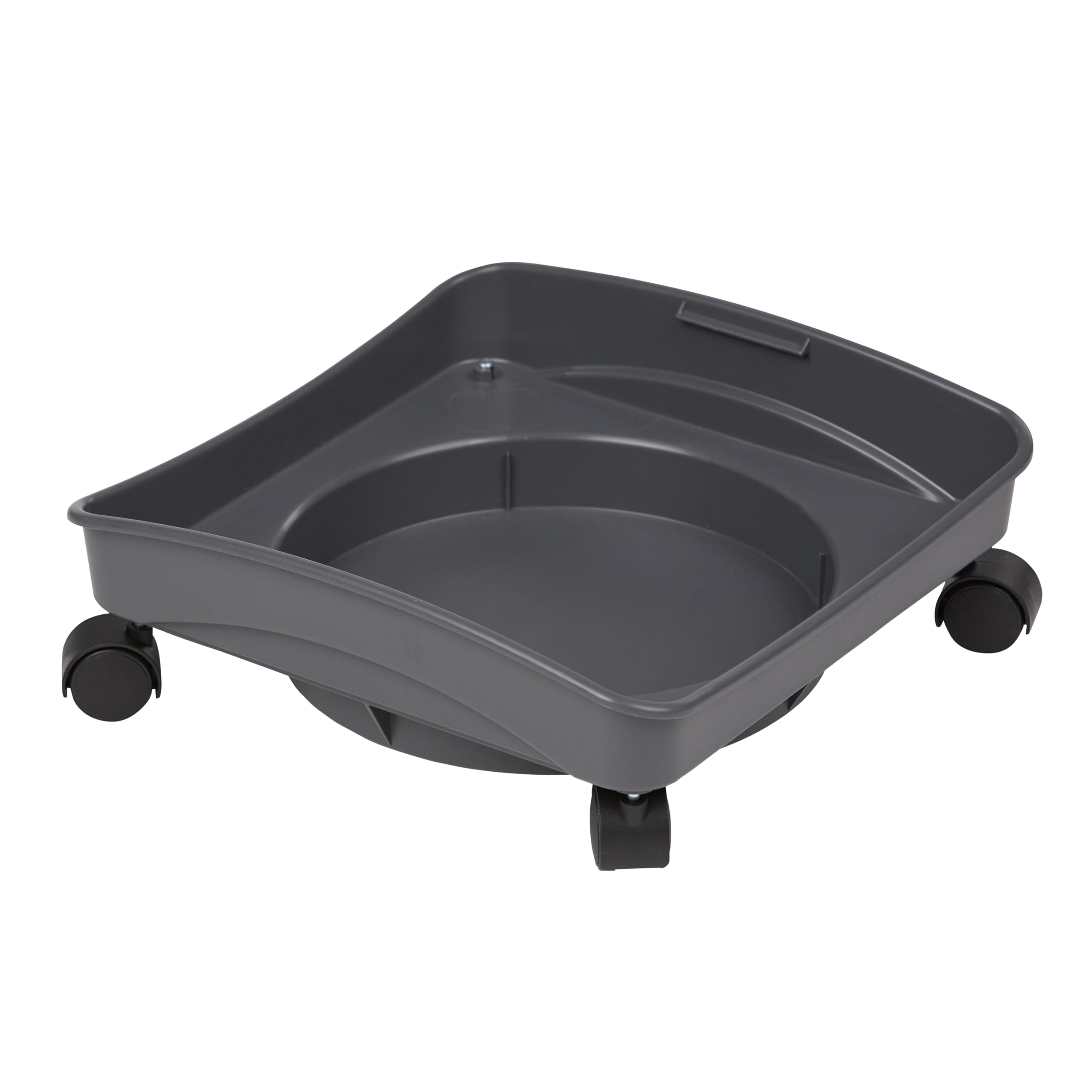 View 1 of ***MISSING PARTS***
Mighty Tuff Rolling Dolly, Made in USA, Gray, Heavy Duty Plastic Utility Cart with 360 Degree Wheels for Mighty Tuff Pet Food Storage and 5 Gallon Buckets