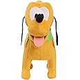 Disney Classics Pluto Walking and Barking Interactive Plush, Officially Licensed Kids Toys for Ages 2 Up by Just Play