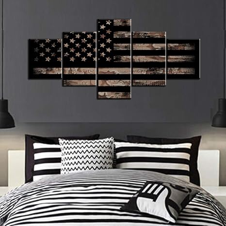 Tumovo Native American Decor Black And White Paintings