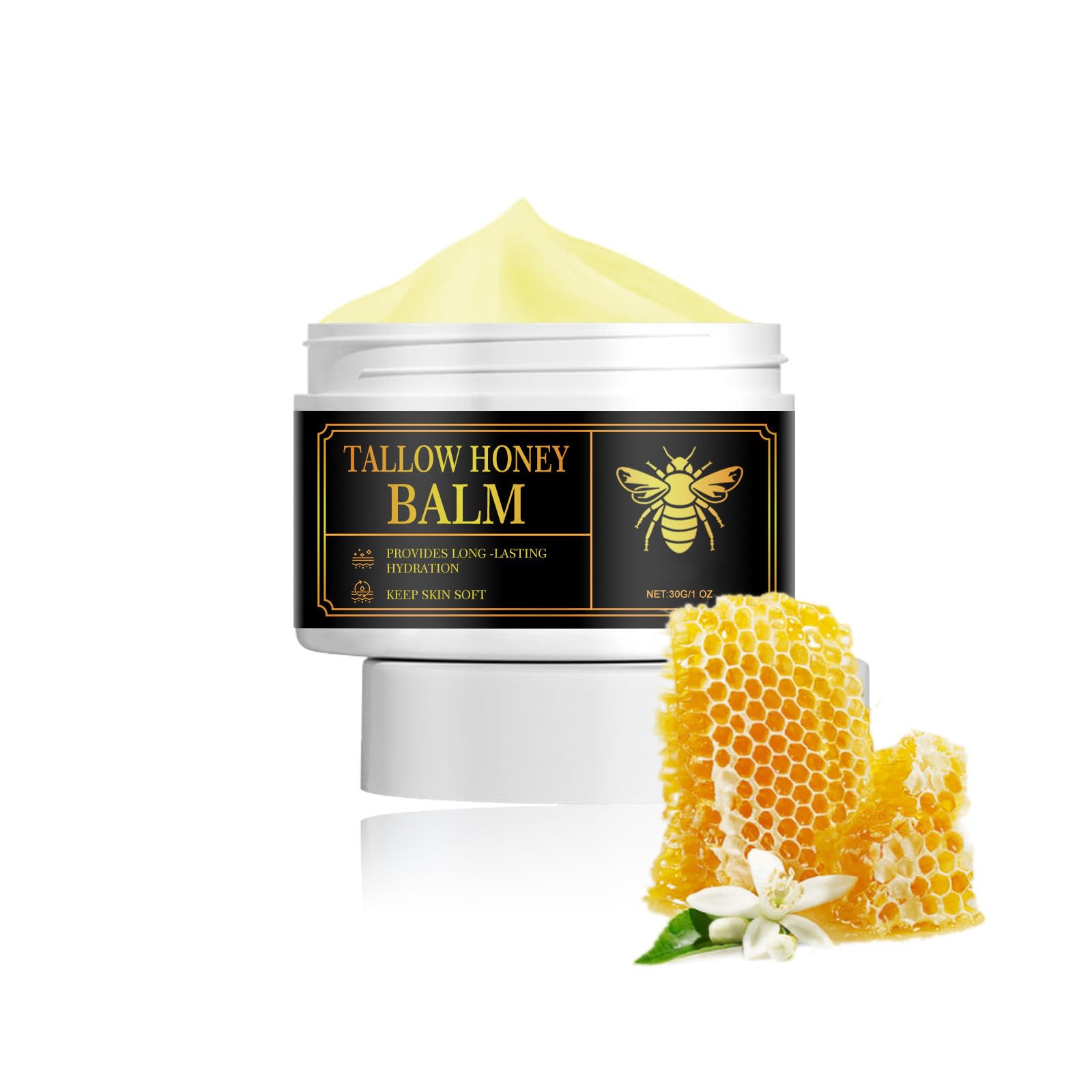 COWANIEE Beef Tallow Skin Care, Tallow Face Cream, Instant Wrinkle Remover Beef Tallow Moisturiser for Face & Body