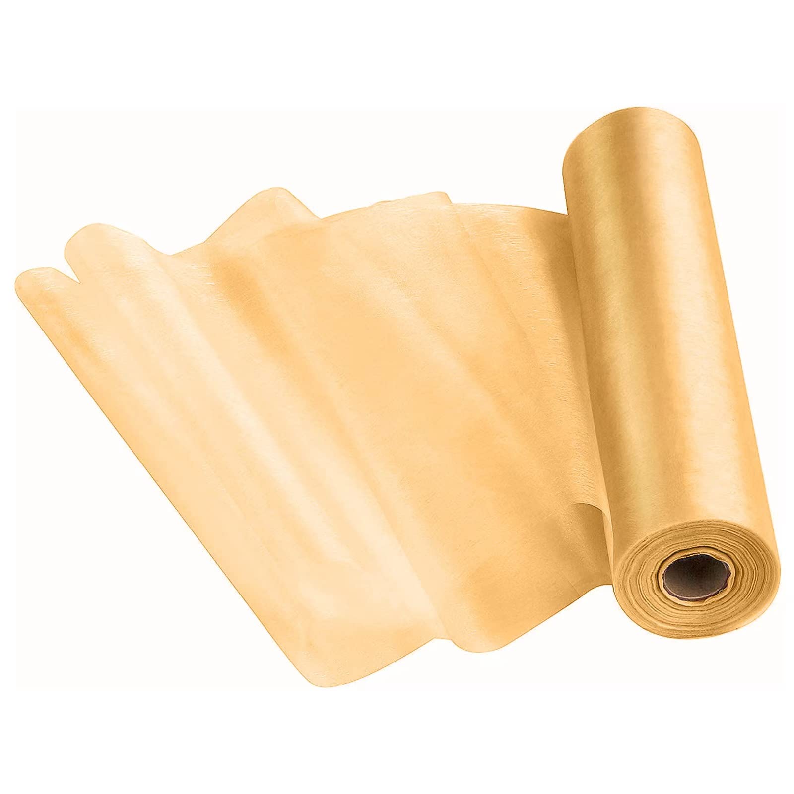 GOTRUST Fabric Table Runner Tulle Roll, Transparent Organza Chair Sashes, 30CM x 50M Tulle DIY Ribbon Sheer Fabric Spool Ribbon for Gift Wrapping, Door Bows, Wedding Reception Bunting Decor