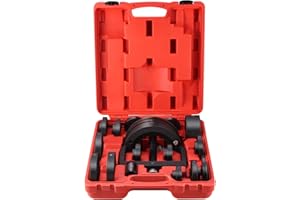 FreeTec Master Wheel Hub Removal Tool Set - C to U Sizes Back and Front Wheel Bearing Remover and Installer Tool Kit