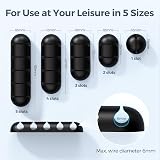 UNBREAKcable 5 Pack Silicone Cable Holder Clips Organizer for Desk, USB Wire view 4