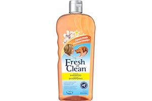 PETAG Pet-Ag Fresh ’n Clean Scented Shampoo, Classic Fresh Scent - 18 oz - Moisturizes with Vitamin E & Aloe Vera - Strengthens & Repairs Coats - Soap Free