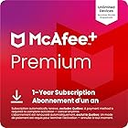 McAfee+ Premium 2026 Ready Unlimited Devices | All-In-One Cybersecurity Software includes Unlimited VPN, Identity Monitoring,