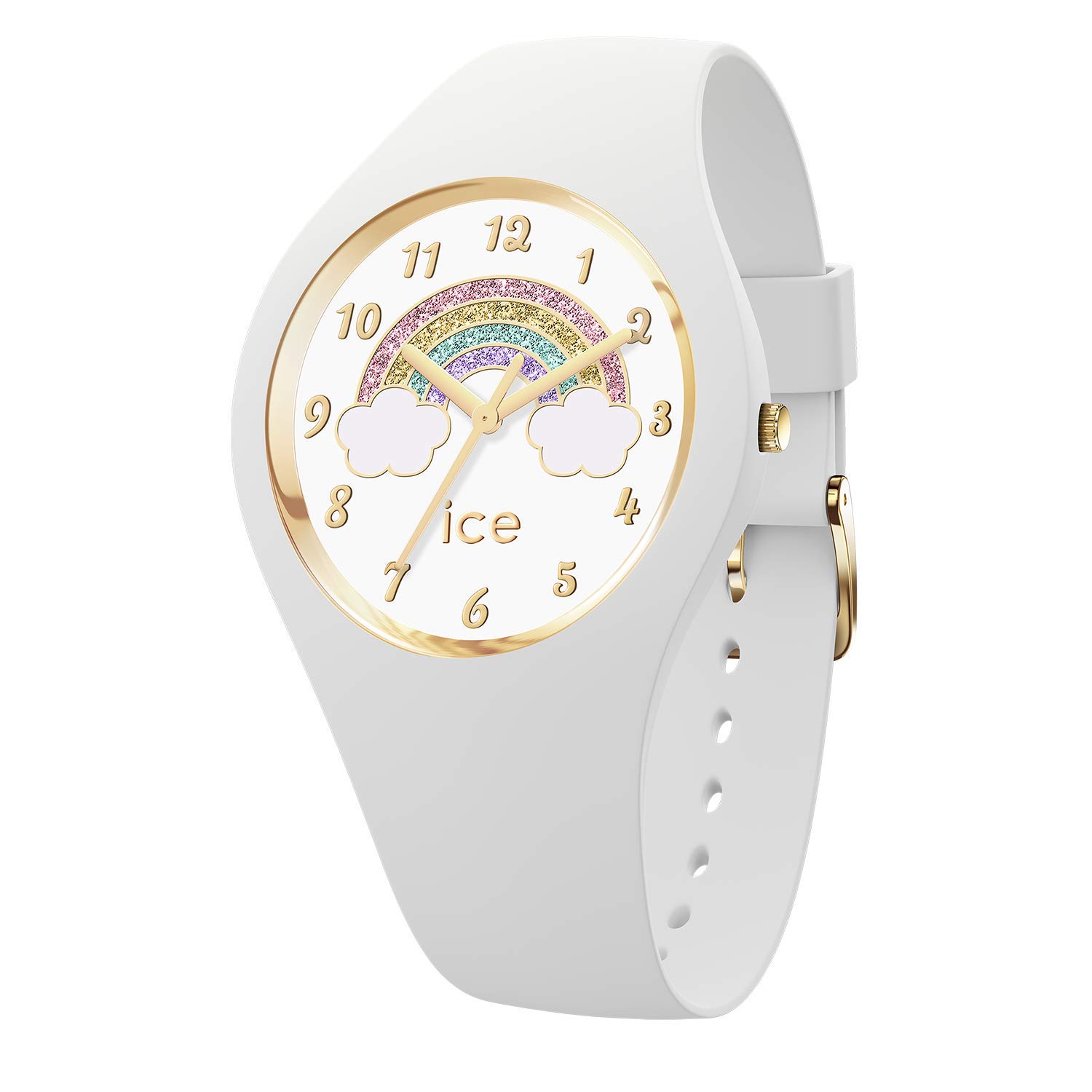 ICE-WATCH - ICE fantasia Rainbow white - Girl's wristwatch with silicon strap - 017889 (Small)