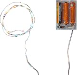 Lights4fun Set of 6 Battery Operated Fairy Lights with 20 Multicolour LEDs view 3