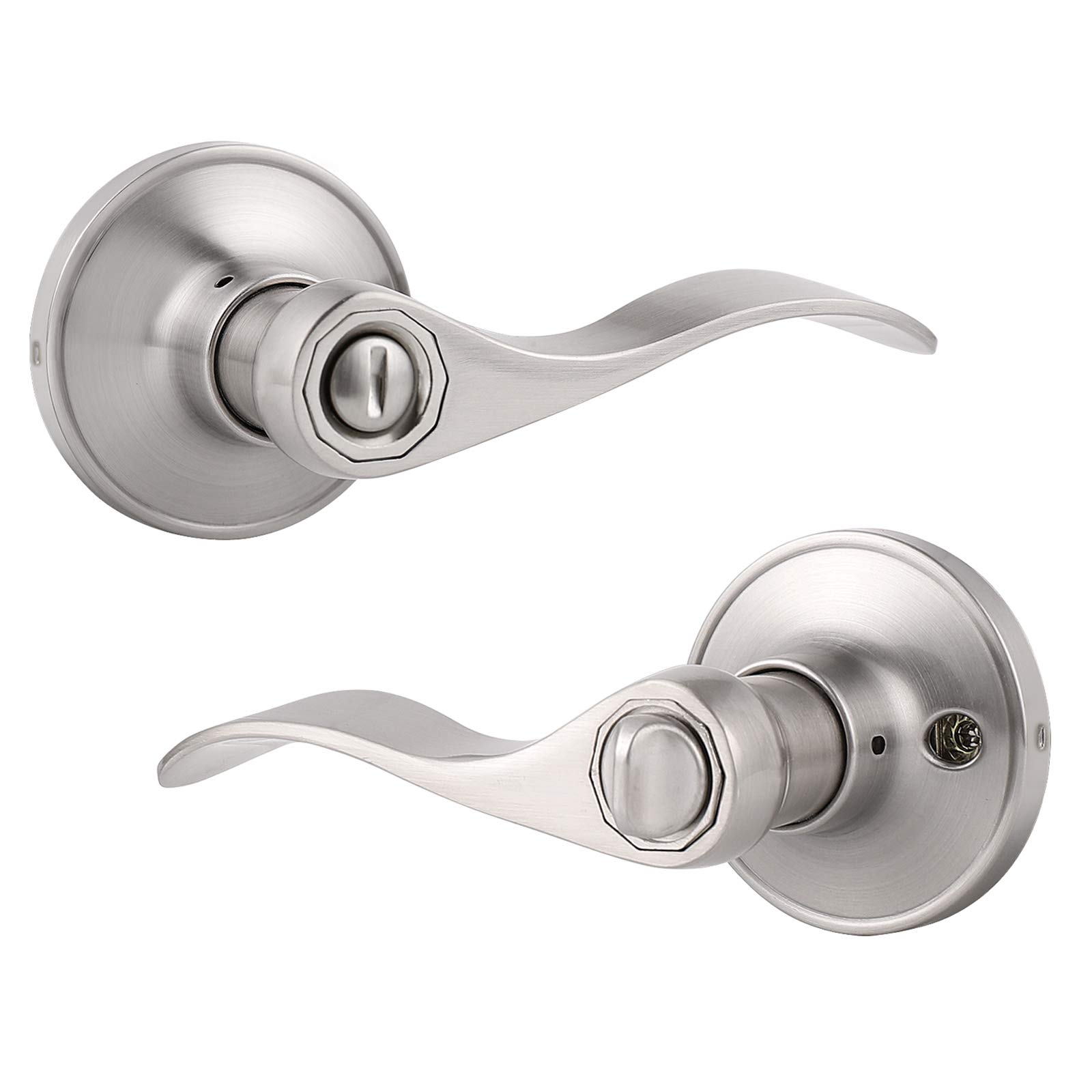 Gobrico Keyless Privacy Wave Door Lever Hardware