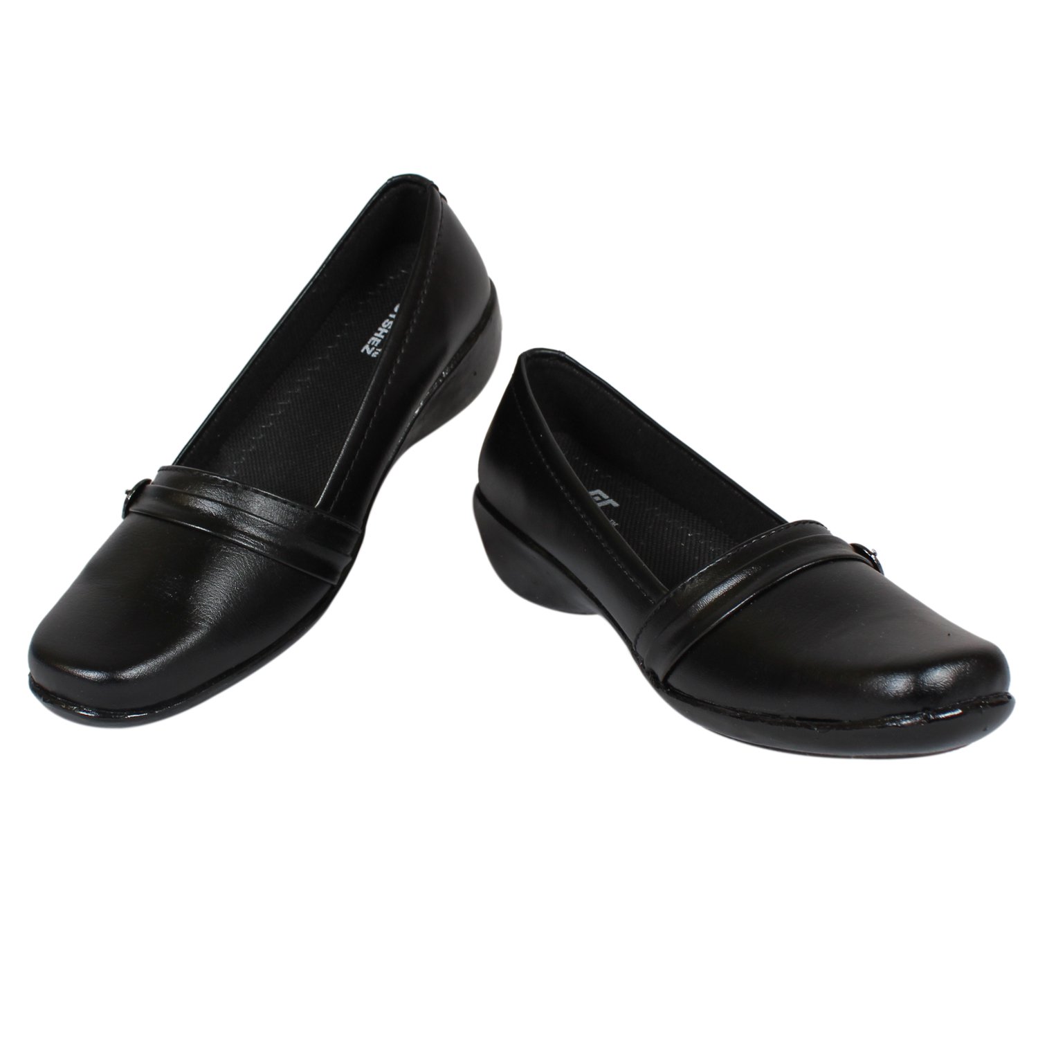 footshez women's black formal bellies