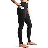 Colorfulkoala Women's Dreamlux High-Waisted No Front Seam Yoga Leggings with Pockets