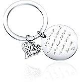 Best Friend Gift Long Distance Friendship Keychain Inspirational Keychain Graduation Gift