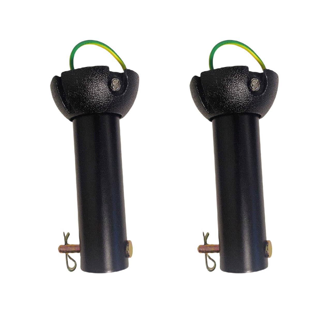 Photo 1 of 2 Pcs 4 inch Ceiling Fan Extension Rod,Black Ceiling Fan Downrod with Hanger Ball Assembly,1 inch Outside Diameter,Non-Threaded Universal Downrod Suitable for a Wide Range of Ceiling Fans (4 Inch)