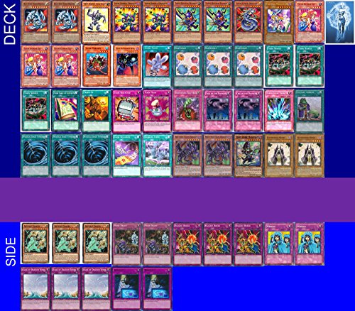 YUGIOH Tournament Ready Toon Deck with Complete Side Deck and exclusive Phantasm Gaming Token + a Deck Box & 100 Sleeves