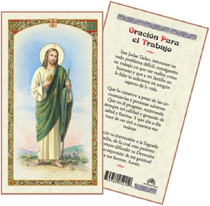 Spanish ST Jude ORACION para EL Trabajo