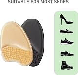 VivoFoot 4 Pcs Foam Ball of Foot Cushions Metatarsal Pads Beige view 5
