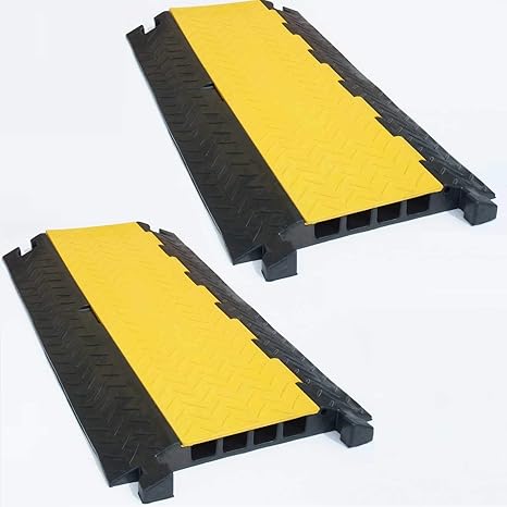 4 Kanal Kabelbrücke / 30° Bogen/Endstücke/Schlauchbrücke für PKW & LKW (2 Geraden)