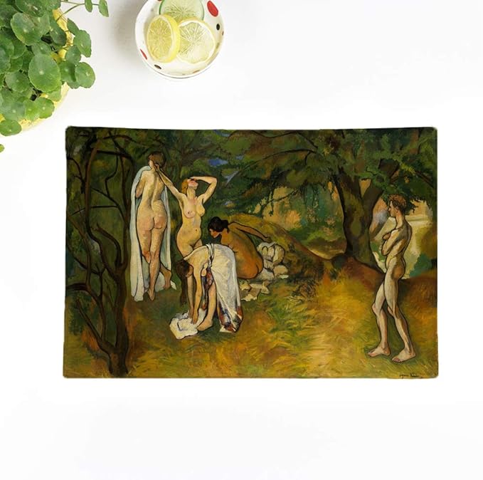 Topyee Set of 4 Placemats Joy of Life by