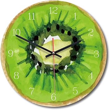 Teabelle Reloj Pared Forma de Fruta Creativo Reloj Moderno decoración