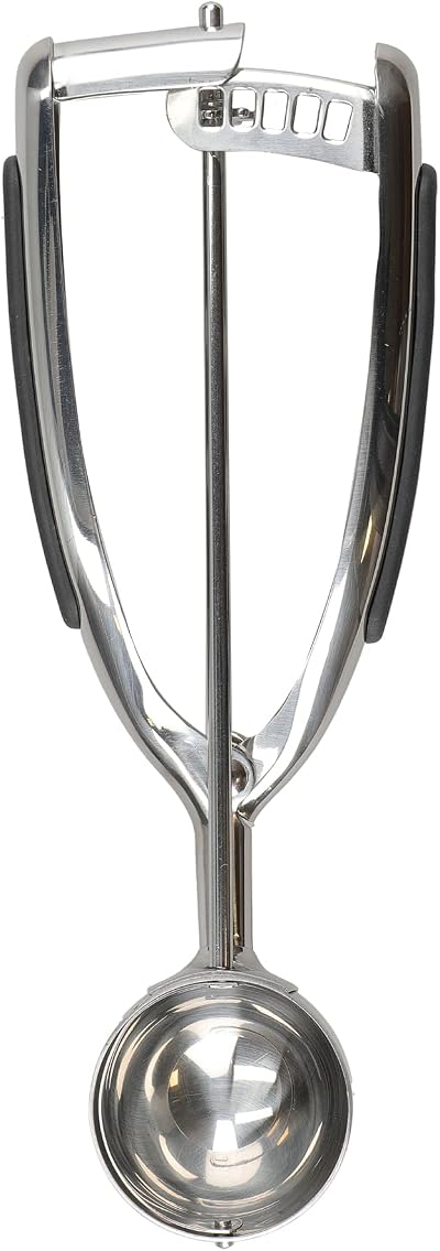 KitchenAid Universal Ice Cream Scoop with Trigger Onyx Black Stainless