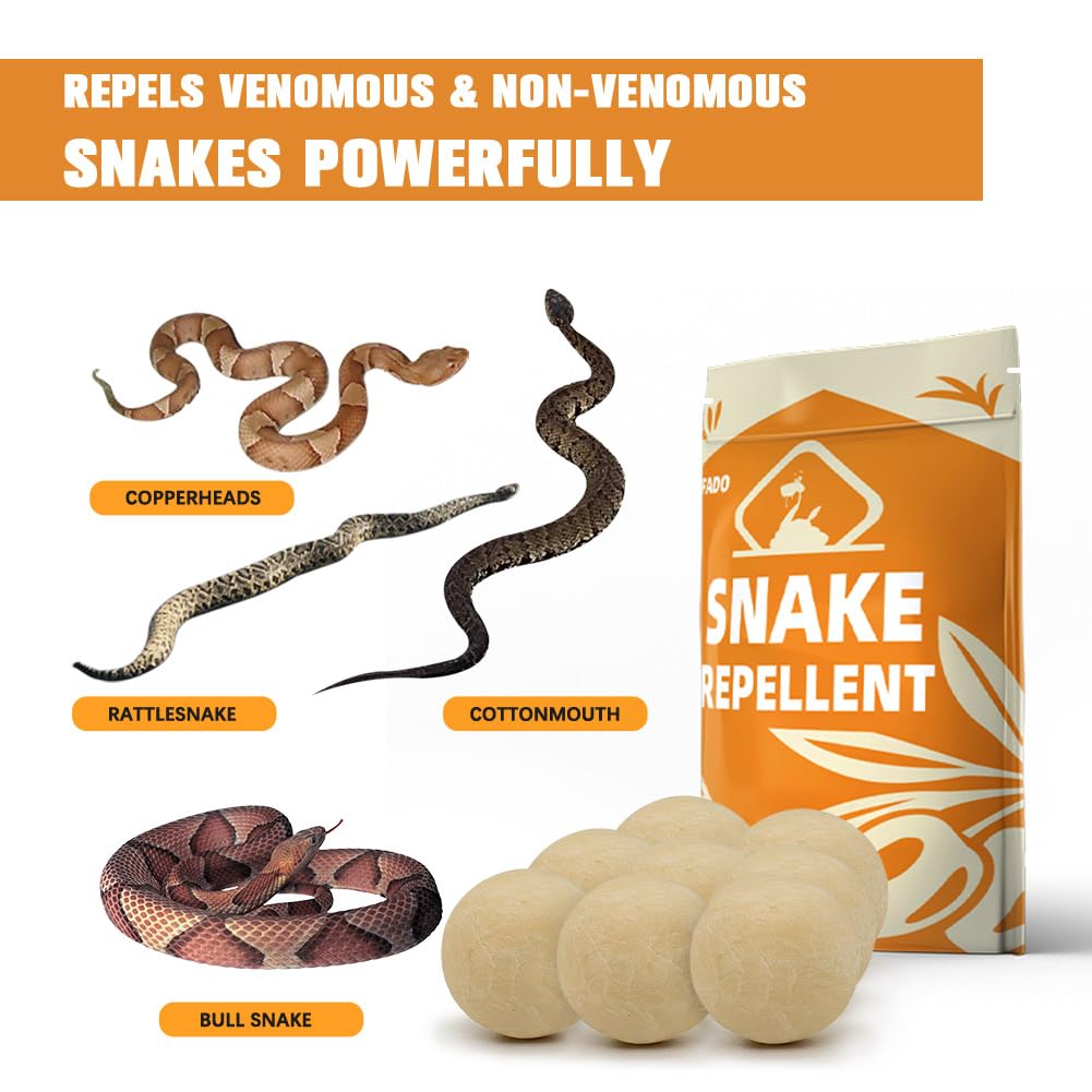 Pufado Snake Repellent For Yard Powerful, Keep Snake Away Repellent For Outdoors, Snake