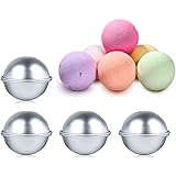 Bloss 4 Set DIY Metal Bath Bomb Mold with 1 Sizes 8 Pieces, for Gifts & Crafting Your Own Fizzles, 1.8 Inches