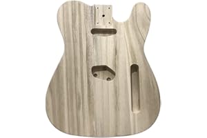 SIUKE Polished Wood Type Electric Guitar Barrel DIY Electric Maple Guitar Barrel Body for TL Style Guitar,Polished Guitar Barrel,Maple bass