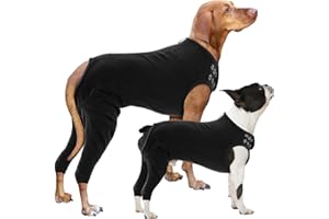 Nanaki Dog Wound Care Shirt, Dog Leg Sleeve To Stop Licking Rear Leg And Abdomen, Doggy Surgery Suit Female Spay,Doggy Onesie For Surgery Female Male, Pet Surgical Recovery Suit Pet Wound Heal Clothes