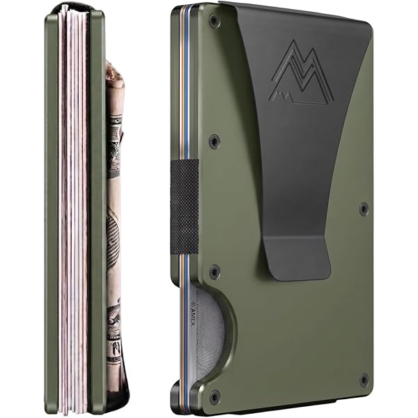Amazon.com: Artizanni Minimalist Wallet for Men, Metal Aluminum