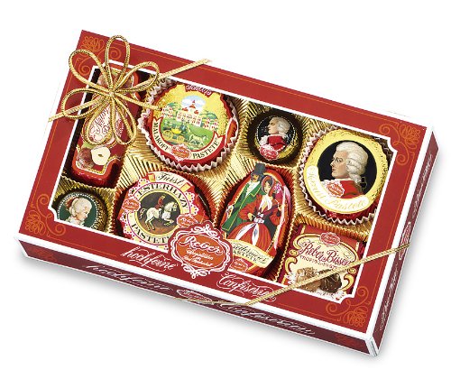 Reber Spezialitäten-Kassette, Pralinen, Mozart-Kugel, Constanze-Mozart-Kugel, Marzipan, Pasteten, Tolles Geschenk, 8er…