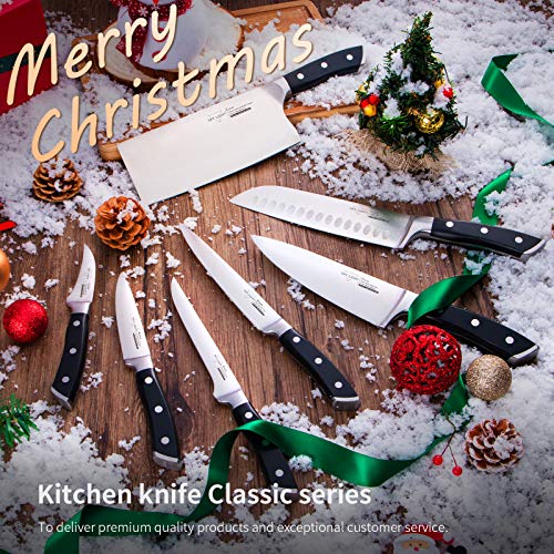 SKY LIGHT Chef Knife, 6 inch Pro Kitchen Knife Ultra Sharp Chef's Knife