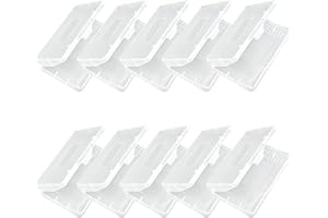 ZLY 10 PCS Clear Protective Transparent Anti Dust Cover for Nintendo Game Boy Advance GBA Sp Gbm, 2.51 x 1.57 x 0.51inch Game Cartridge Case Storage Box