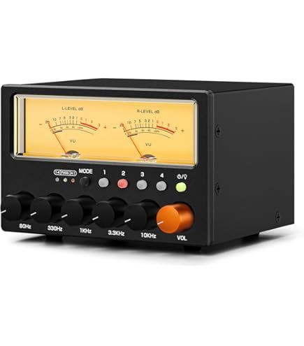 Amazon.com: Feilei 4 Way VU Meter 3 Gain DC 12V 1A Power Off Data