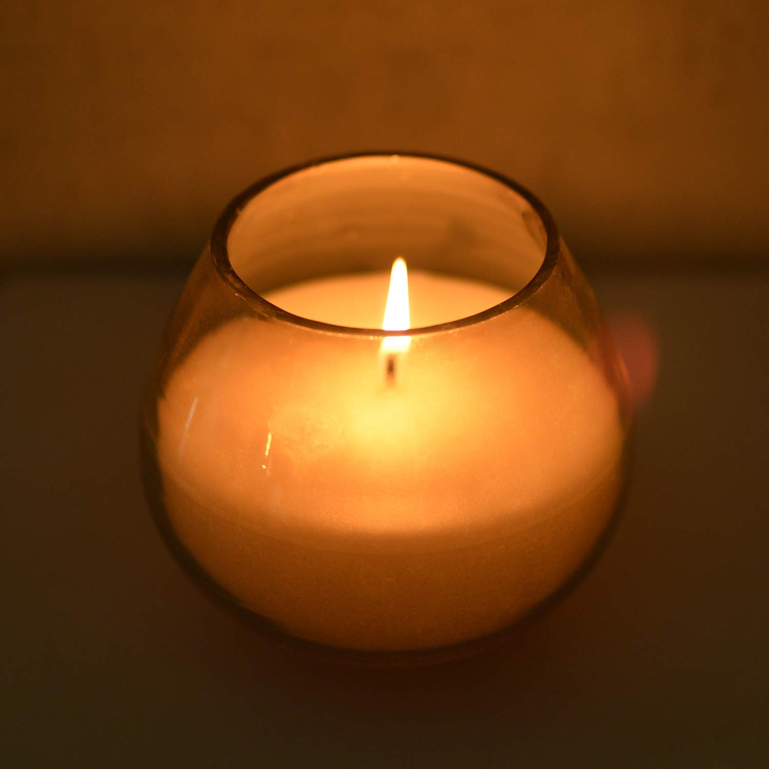 Buy Stylemyway Dual Tone Glass Natural Wax Fragrance Candle Votive