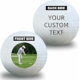ROSEEKA Personalized Golf Balls - Custom Golf Gifts for Men, Boyfriend, Husband, Father &amp; Grandfather Monogram, Text &amp; Design