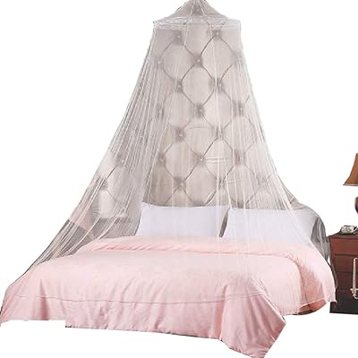 GOLF, White Jumbo Mosquito Net for Bed, Queen Size, 1