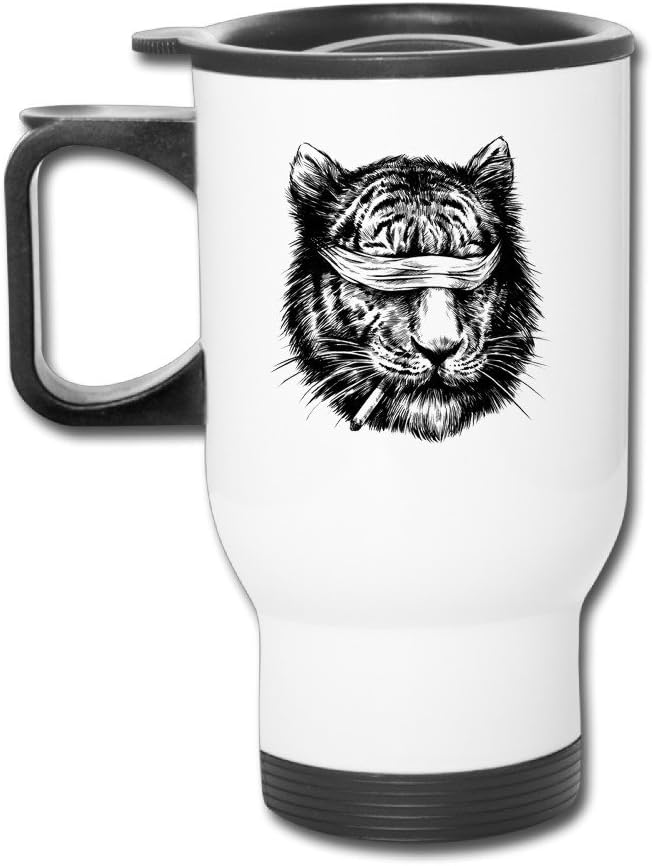 KARROW Tiger Head Print Items Fashionable Tumblers Travel Mugs