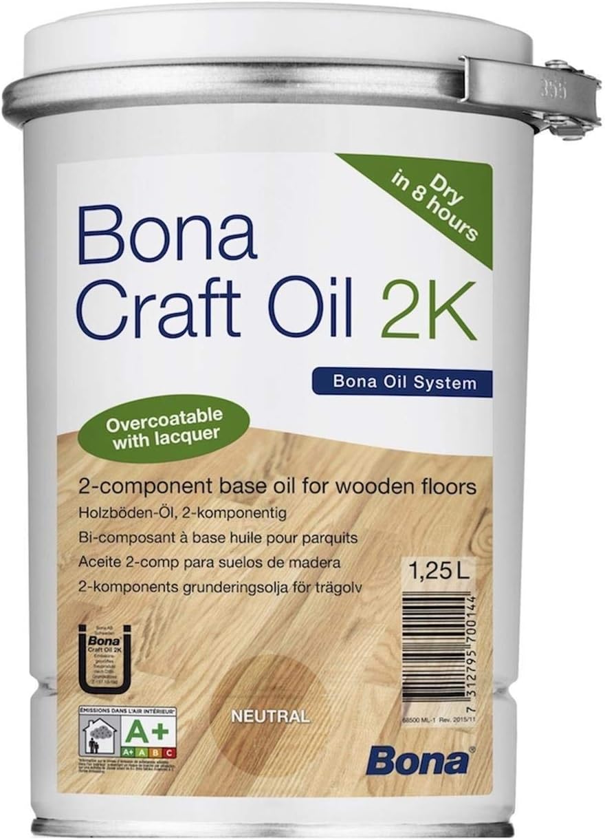 Bona Craft Oil 2K Wood Floor Oil Multiple Colours (Ash) Amazon.co.uk